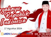 Dr. H. Tri Adhianto Mengucapkan Dirgahayu RI Ke 79 “Jayalah Selalu Indonesiaku”