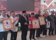 Cabut Undian, Berikut Nomor Urut Calon Bupati Dan Wakil Bupati Dairi