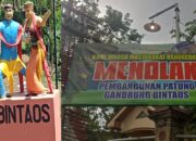 Warga Masyarakat Ranugedang Menolak Pembangunan Patung Gandrung Bintaos.