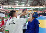 PON XXI, Yudistira Atlet Sambo Papua Selatan Menang TKO