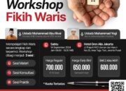 Cegah Sengketa Waris, Ustadz Muhammad Abu Rivai Gelar Workshop Fiqih Waris di Jakarta dan Jogja