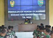 Tingkatkan Kesadaran Hukum, Anggota Kodim Mimika Dan Keluarganya Ikuti Penyuluhan Hukum