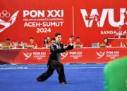 Atlet Wushu Sumut Persembahkan Emas Perdana di Ajang Bergengsi PON XXI/2024