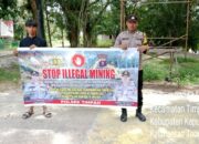 BERANTAS KEJAHATAN LINGKUNGAN, POLSEK TIMPAH GENCAR SOSIALISASI ILLEGAL MINING