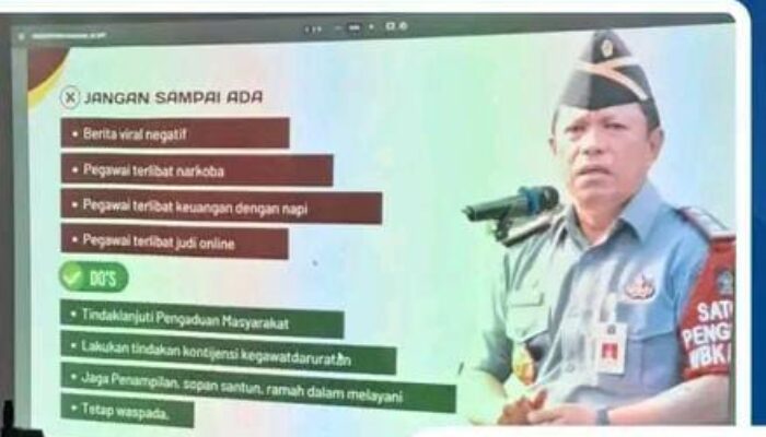 Lapas Ikuti Kegiatan Pengarahan Oleh Kakanwil Kemenkumham Babel Secara Virtual