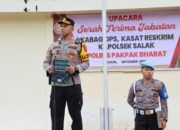 Kapolres Pakpak Bharat Pimpin Sertijab Kabag Ops Kasat Reskrim Dan Kapolsek Salak 