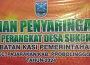 Penyaringan perangkat desa Sukokerto. Formasi Jabatan Kasi pemerintahan di ikuti Dua Orang Peserta. 