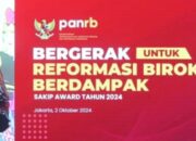 SAKIP AWARD 2024: Tercapainya Target Sasaran Pembangunan Nasional dan Penyelesaian Isu-Isu Strategis Daerah.