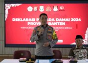 Polda Banten Gelar Deklarasi Damai Pilkada 2024