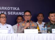 Kapolda Banten Hadiri Press Release Ungkap Kasus Clandestine Lab Narkotika di Wilayah Hukum Polda Banten