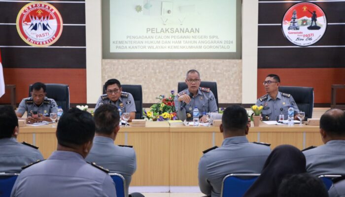 Kemenkumham Gorontalo Pastikan SKD CPNS 2024 Berintegritas