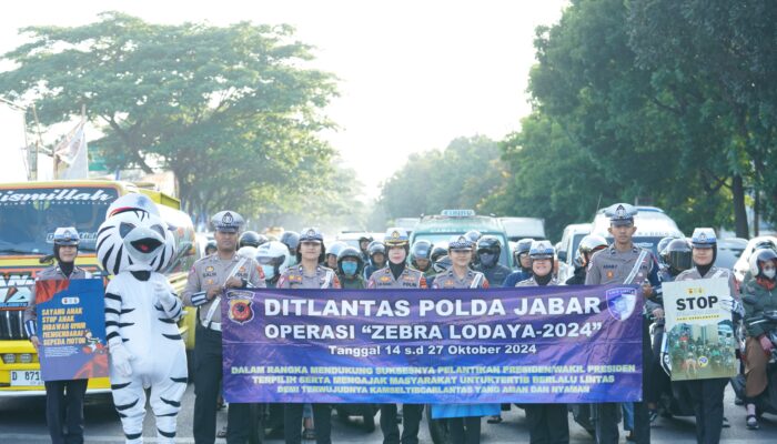 Dit Lantas Polda Jabar Sosialisasi Ops Zebra Lodaya 2024