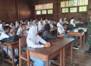 Satgas TMMD Ke-122 Berikan Wasbang di SMK Negeri 2 Raja Ampat