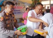 Polres Majalengka Berikan Makan Siang Bergizi untuk Ratusan Siswa di Jatiwangi