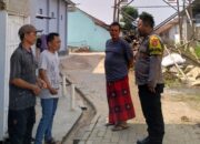 Bhabinkamtibmas Polsek cibeber Polres Cilegon Polda Banten dialogis Kamtibmas di Cibeber