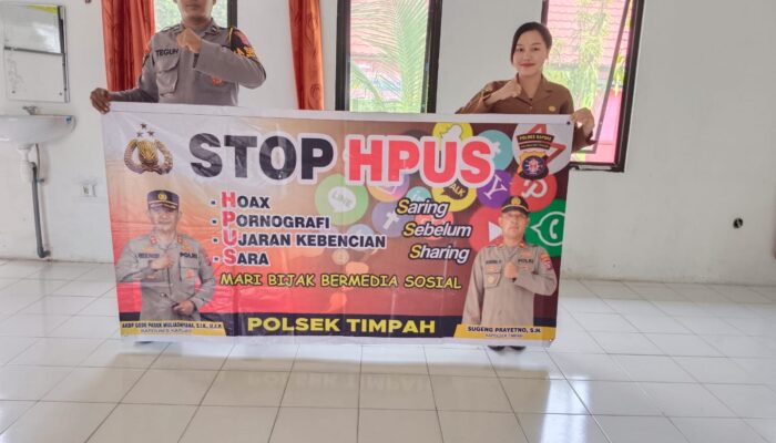 STOP HPUS, POLSEK TIMPAH GENCAR BERIKAN IMBAUAN