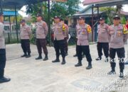 Pelaksanaan Apel Pagi Rutin Polsek Kapuas Barat Polres Kapuas