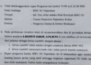 Di Duga Karena Beda Pilihan Oknum ketua Tanfidziah MWC NU Pajarakan, Menonaktifkan Ketua LazisNU Pajarakan. 