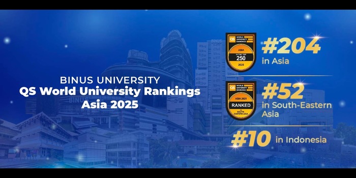 BINUS UNIVERSITY Naik 20 Peringkat Se Asia dalam Pemeringkatan QS World University Rankings Asia 1