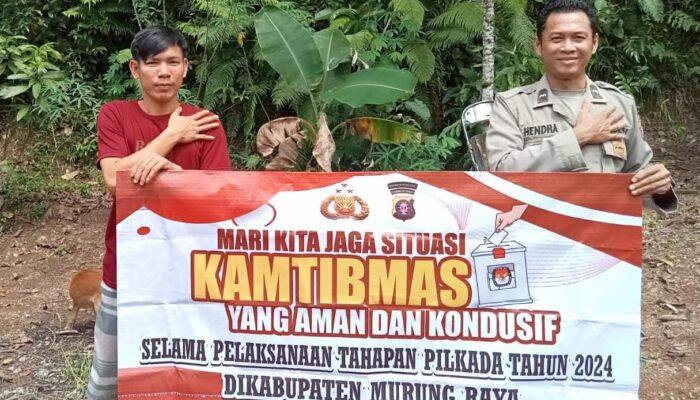 Menuju Pilkada Serentak 2024, Polsek Tanah Siang Laksanakan Cooling System