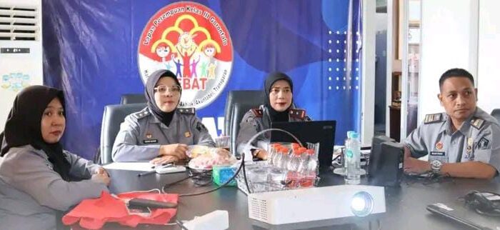 Lapas Perempuan Gorontalo Ikuti Evaluasi Penggunaan Fitur Assesment pada SDP Secara Daring