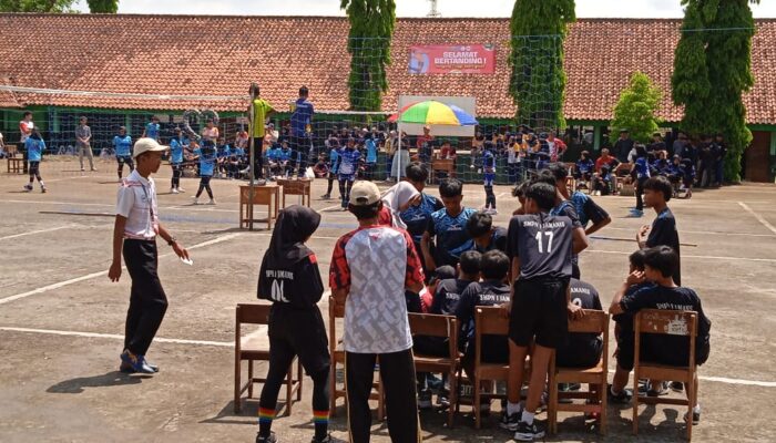 SMPN 2 Kadipaten PJOK Gelar Pertandingan Bola Voly Antar SMPN SE Wilayah Utara