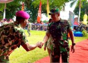 Kasrem 043/Gatam Hadiri Kegiatan Bakti Sosial Dan Bakti Kesehatan Memperingati HUT Korps Marinir Ke-79 Tahun 2024