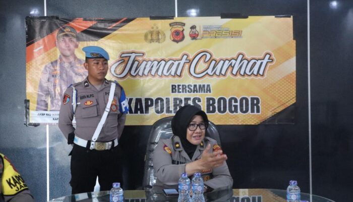 Aspirasi Masyarakat Bogor Dominasi Giat Polres Bogor Jum’at Curhat