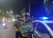 Antisipasi Balapan Liar, Satlantas Polres Kapuas Patroli malam