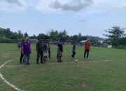 Dukung Potensi Generasi Muda, Babinsa Koramil 09/Utan Hadiri Pembukaan Turnamen Sepak Bola U12 di Desa Sabedo