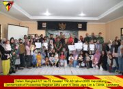 Dalam Rangka HUT ke-75 Kavaleri TNI AD tahun 2025 mendatang, Dandenkavkud Pussenkav Bagikan Akta Lahir di Desa Jaya Giri & Cikole, Lembang.