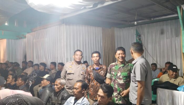 Soliditas TNI-Polri, Polsek dan Koramil Banjarsari Cooling System ke Para Tokoh di Pesawahan