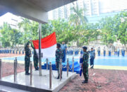 LANTAMAL III JAKARTA LAKSANAKAN APEL GABUNGAN DAN UPACARA BENDERA