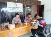 PATROLI PRESISI SATSAMAPTA POLRES KAPUAS MELAKSANAKAN KEGIATAN PATROLI DI DIALOGIS SEPERTI GUDANG LOGISTIK,RUMJAB BUPATI,KPU DAN BAWASLU DI KAB.KUALA KAPUAS.