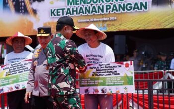 Panglima TNI dan Kapolri Hadiri Peluncuran Gugus Tugas Ketahanan Pangan Polri di Jawa Timur