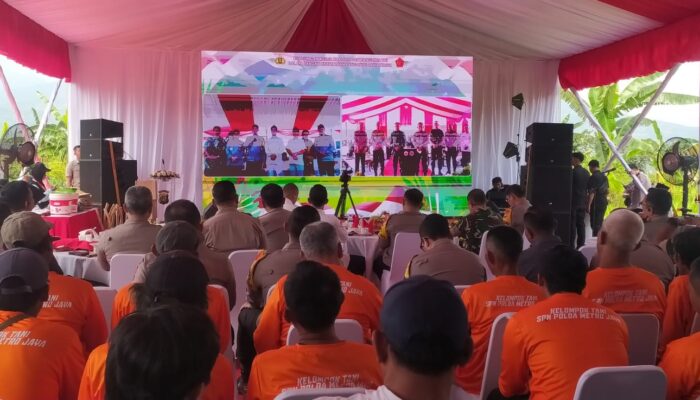 Kapolda dan Pangdam Jaya Luncurkan Gugus Tugas Ketahanan Pangan di SPN Polda Metro Jaya Cigombong Bogor