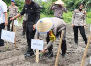 Kapolres Bangka Barat Pimpin Launcing Gugus Tugas polri mendukung Ketahanan Pangan