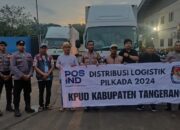 Kawal logistik pemilu dari Gudang KPU menuju PPK Kecamatan Sindang Jaya