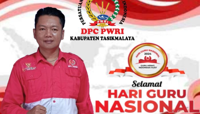 Ketua Persatuan Wartawan Republik Indonesia Kabupaten Tasikmalaya Mengucapkan Selamat Hari Guru Nasional 2024