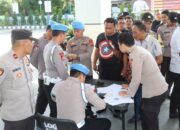 Kapolresta Tangerang Perintahkan Pengecekan Senjata Api dan Sikap Tampang Personel Pengamanan Pilkada