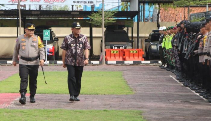 Polres Tegal Kota Geser Personel Pengamanan ke TPS Pilkada 2024