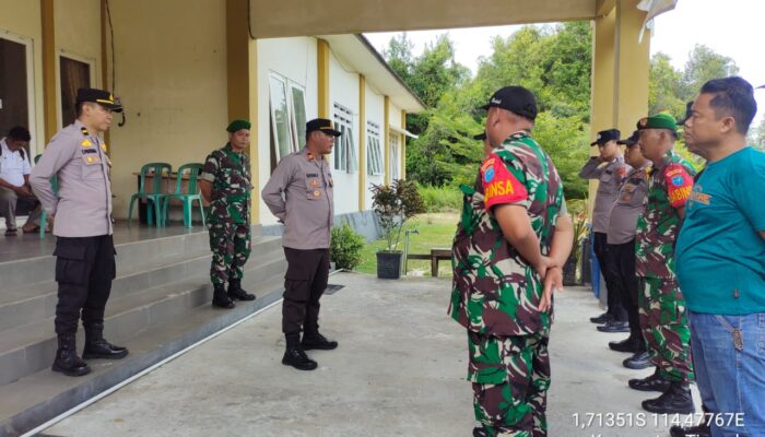 PASCA PENCOBLOSAN, POLSEK TIMPAH PERKETAT PENGAMANAN DI PPK TIMPAH