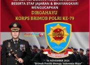 Kapolres Sumbawa Ucapkan Selamat HUT ke-79 untuk Korps Brimob Polri, Apresiasi Pengabdian sebagai Garda Terdepan Keamanan Negara