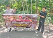 Cegah Penambangan Liar Personil Polsek Basarang Sosialisasi Stop Ilegal Mining