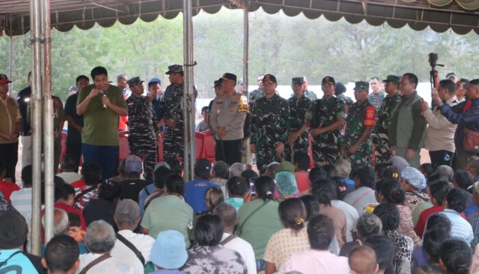 Pangdam Zamroni Cek Penanganan Dampak  Erupsi Lewotobi & kesiapan Pam VVIP Kunker Wapres RI ke Flotim