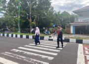 Pengaturan Lalu Lintas di Depan Sekolah, Bukti Kepedulian Sat Samapta Polres Sukamara