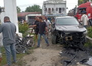 Lakalantas di Jalinsum Gebang Langkat, Seorang Wartawan Meninggal Dunia di Hantam Toyota Rush