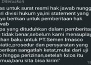  Hak Jawab PT UPG Prihal Tuduhan LSM KPK  Nusantara Kabupaten  Probolinggo Melalui Media Analis News.