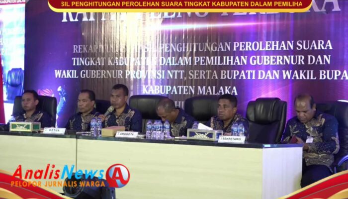 Gelar Pleno Hasil Perhitungan Suara Pilkada 2024, Ketua KPU Malaka Sampai Ini