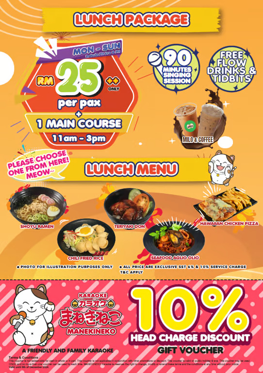 Enjoy Exclusive Discounts and Fun with Karaoke Manekinekos Latest Promotions 1